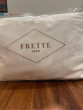 Frette 1860 luxury Bedding - White Cruise King Sheets Set 3 Piece!